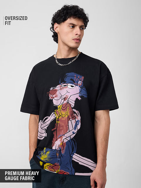 Pink Panther Too Cool Oversized T-Shirts