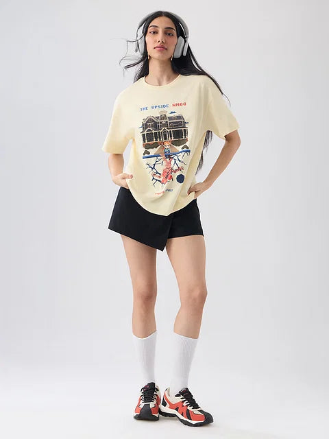 Stranger Things Pixel Women Oversized T-Shirts