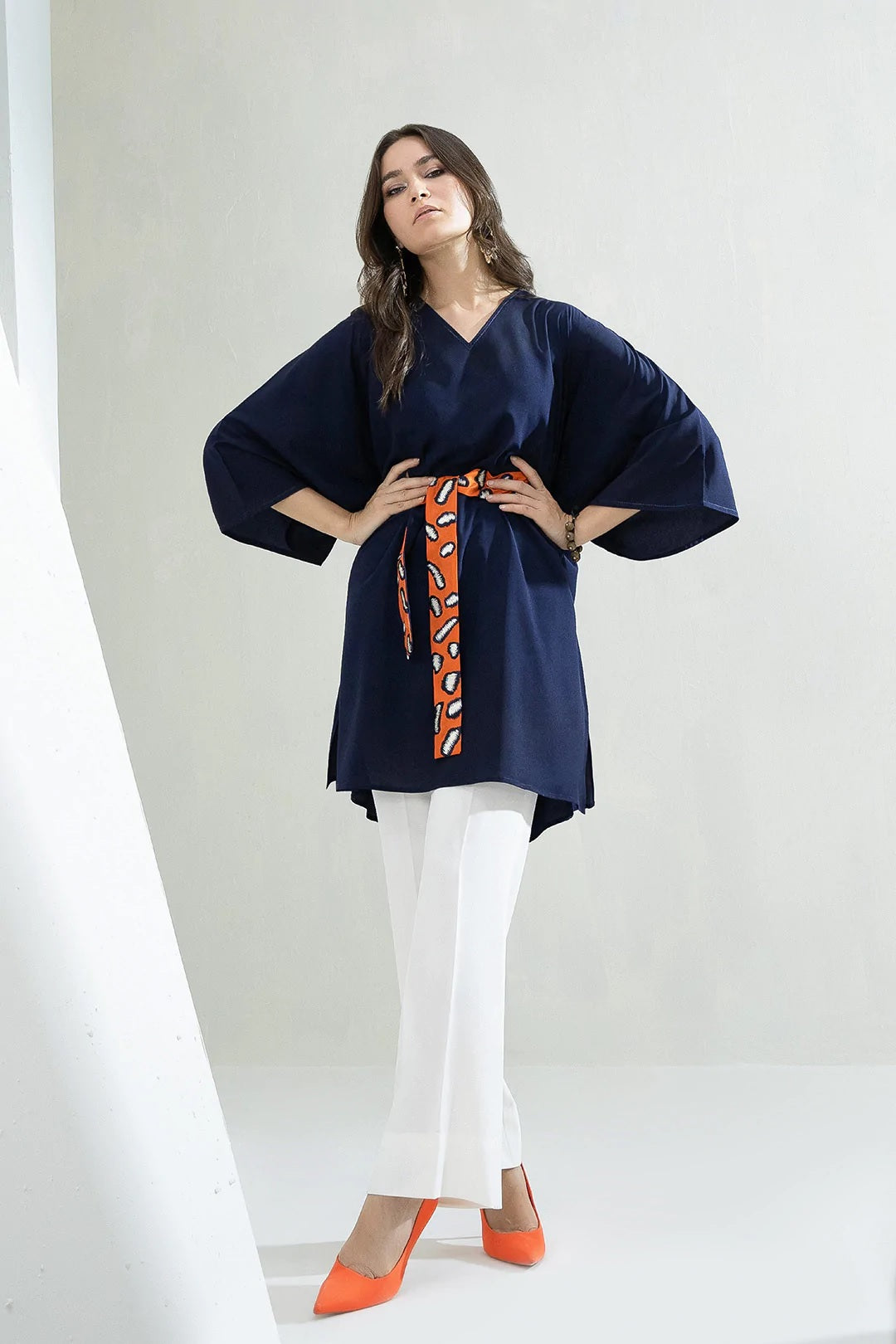 Viscose Rayon Co-ord Set Suit Shirt With Pant Set For Women's