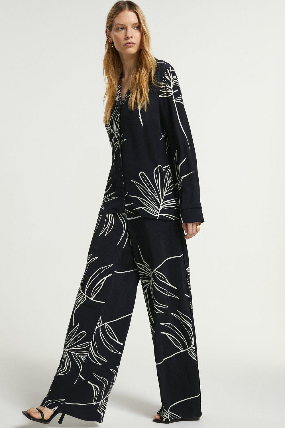 Korean BSY Digital Printed Casual Wear Co-ord Set
