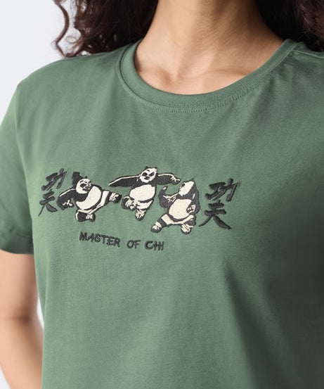 Kung Fu Panda Dragon Warrior Women T-Shirts