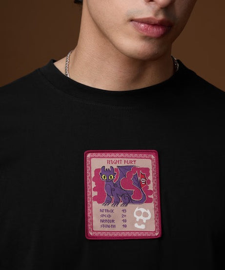 HTTYD Toothless Card Men Relaxed Fit T-Shirts