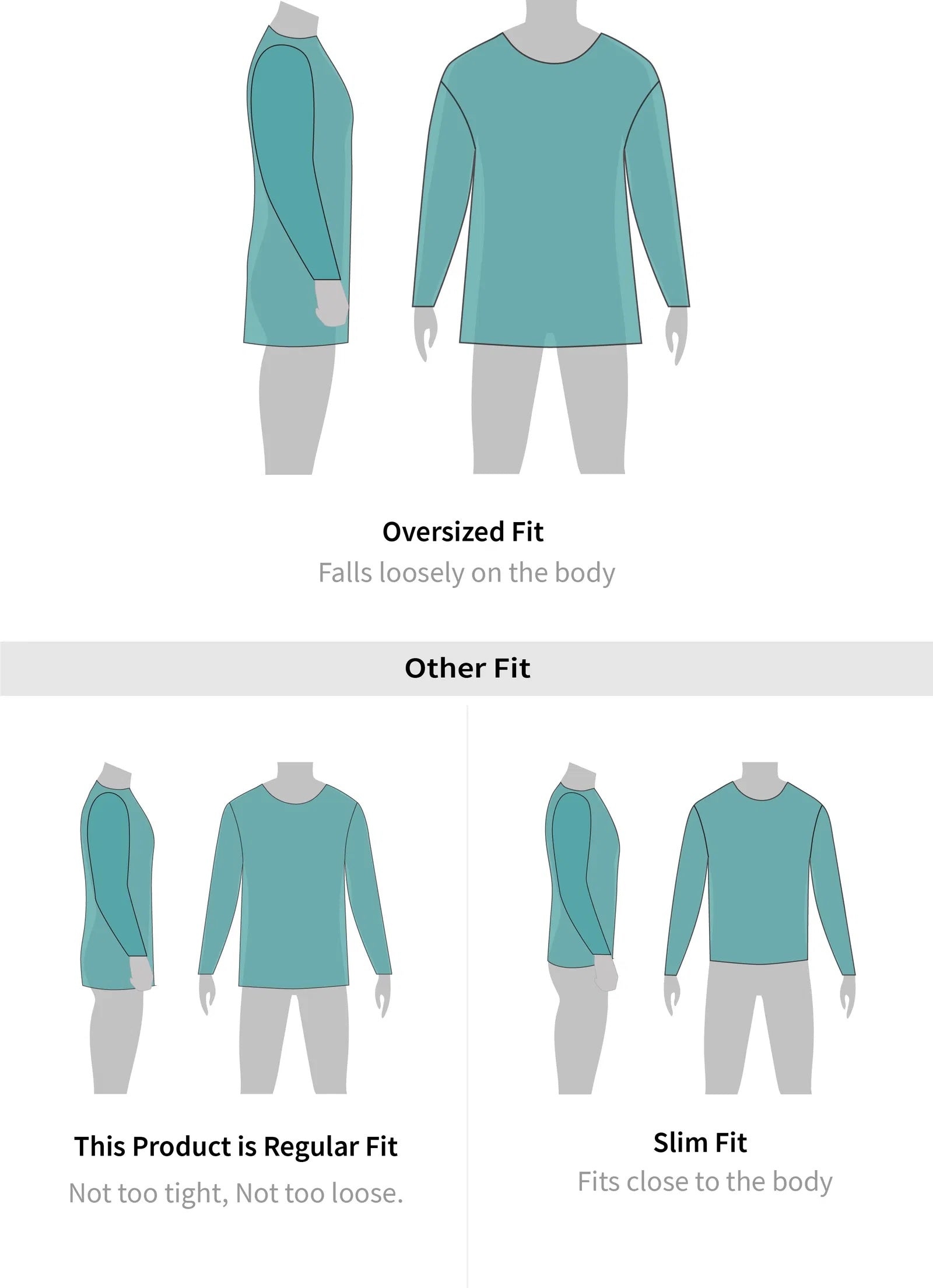 Solids White Oversized Full Sleeve T-Shirts