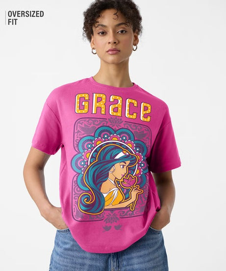 Aladin Her Grace Women Oversized T-Shirts