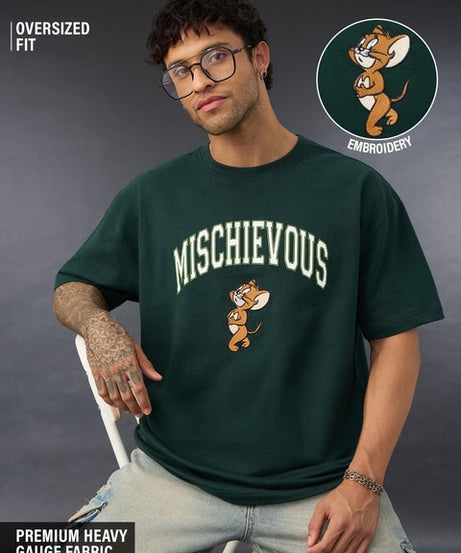 Tom & Jerry Mischievous Oversized T-Shirts