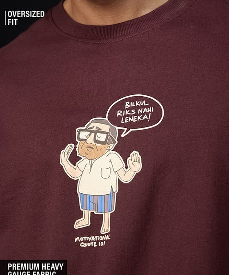 Phir Hera Pheri Baburao Oversized T-Shirts