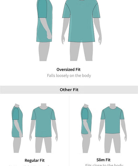 Colourblock Sapphire Oversized T-Shirts