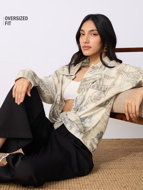 Monuments Women Boyfriend Shirts