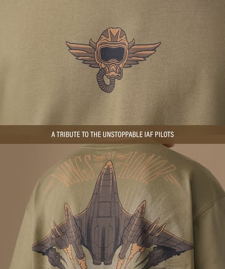Freedom Wings Of Honour Oversized T-Shirts