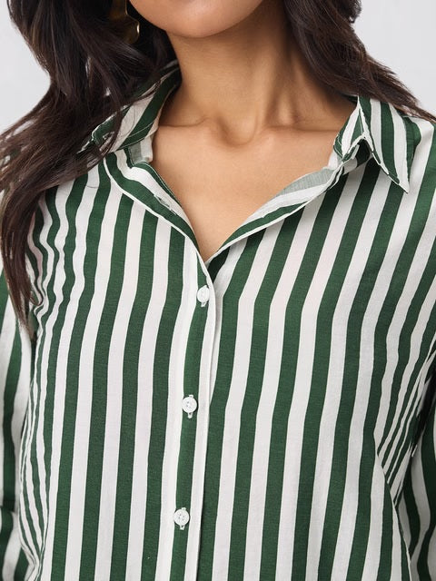 Textured Pine Women Shirts