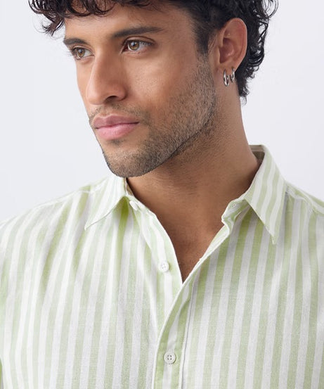 Stripes Pistachio Shirts