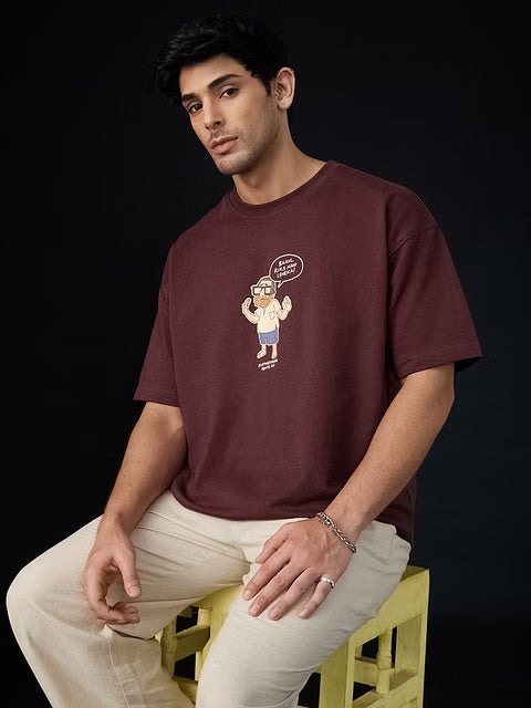 Phir Hera Pheri Baburao Oversized T-Shirts