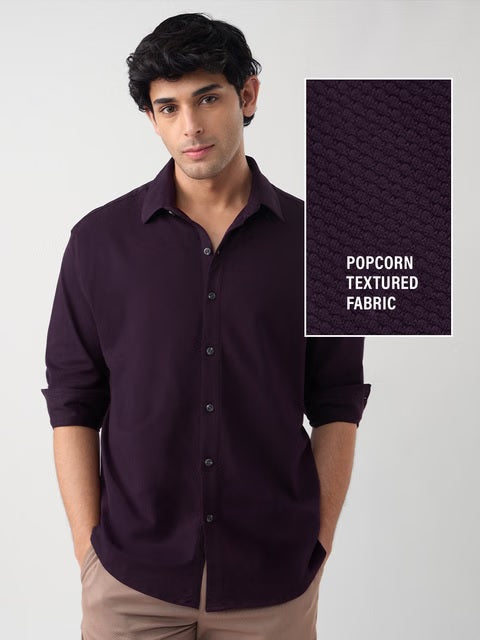 Mulberry Men Textured Shirts