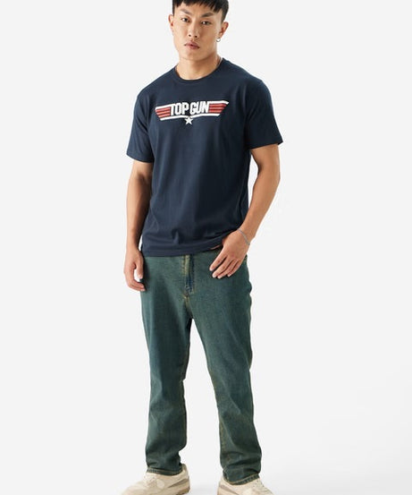 Top Gun Logo Men Relaxed Fit T-Shirts