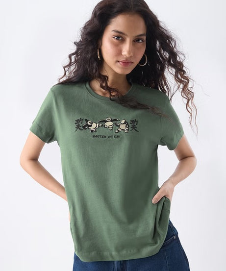 Kung Fu Panda Dragon Warrior Women T-Shirts