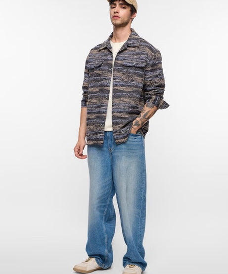Jacquard Pacific Men Shackets