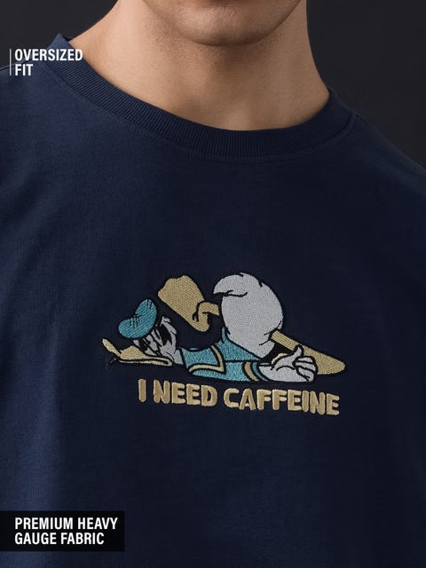 Disney Need Caffeine Oversized T-Shirts