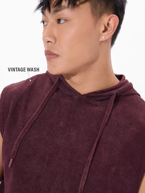 Solids Maroon Blaze Hooded T-Shirts