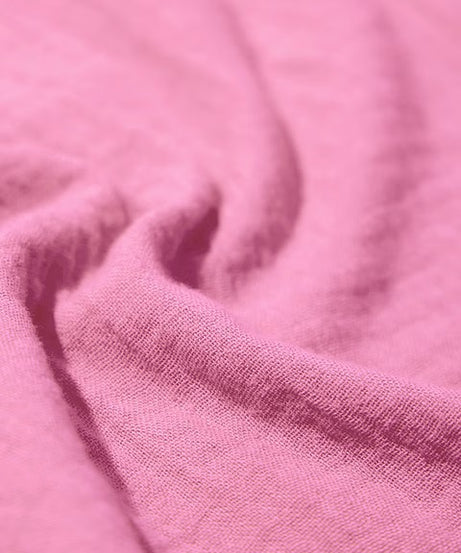 Textured Flamingo Pink Women Boyfriend Shirts