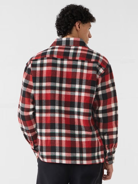 Plaid Volcano Men Shackets