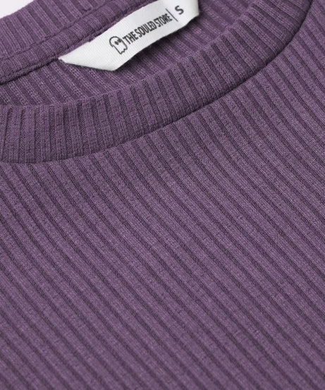 Ribbed  Berry Women T-Shirts