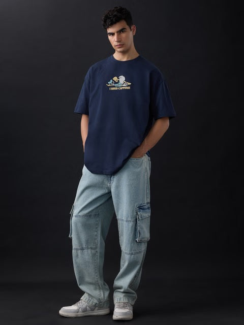 Disney Need Caffeine Oversized T-Shirts