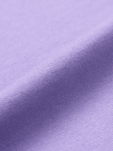 Solids Deep Lavender Oversized T-Shirts