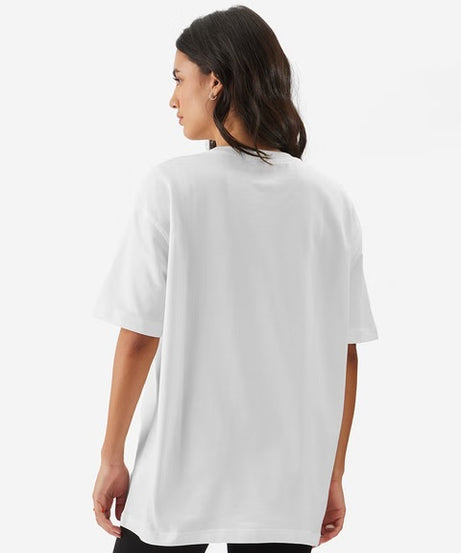 Solids White Boyfriend T-Shirts