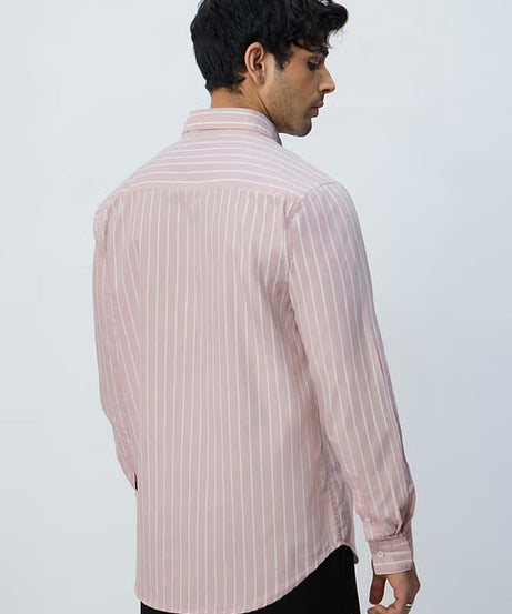 Oxford Stripes Pink Mirage Shirts