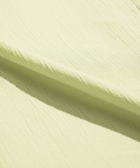 Textured Light Lime Women Boyfriend Shirts