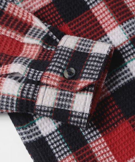 Plaid Volcano Men Shackets