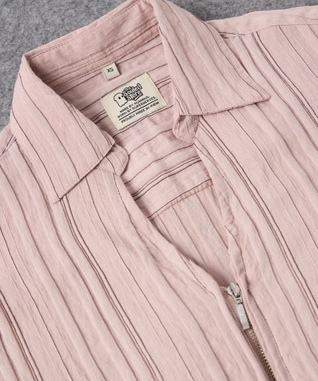 Zipper Rosebud Women Fitted Shirts