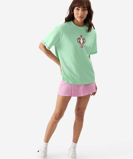 Zodiac Aries Women Oversized T-Shirts