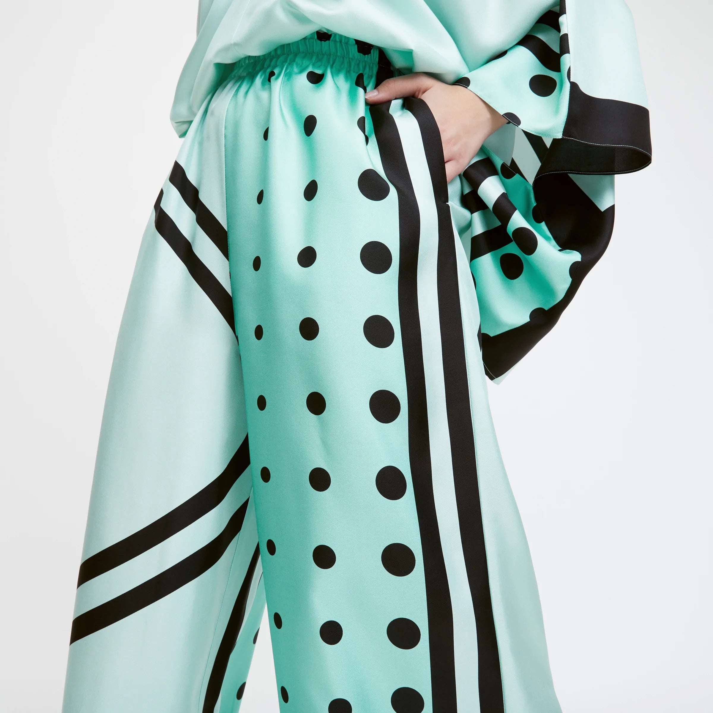 Soft Satin Silk Co-ord Set , Printed Women's Co-ord