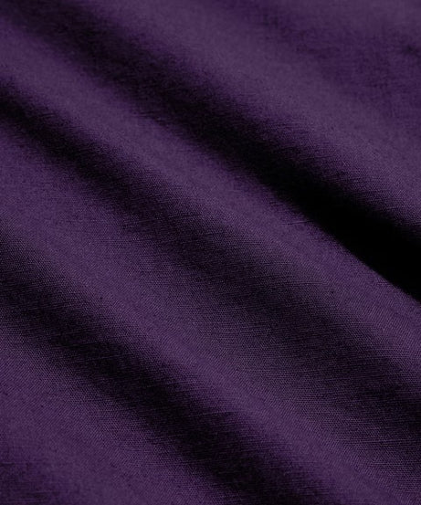 Cotton Linen Royal Purple Women Boyfriend Shirts