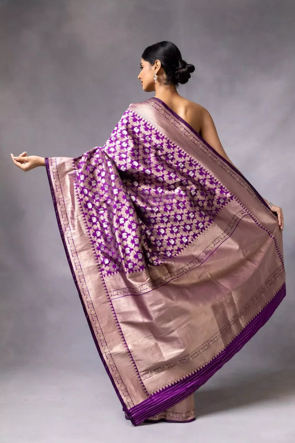 Banarasi Soft Silk Traditional Saree , Designer Party Wear Saree & Blouse