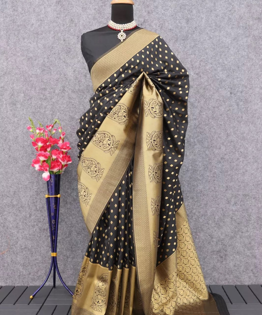 Wedding Soft Lichi Saree, Beautiful Fancy Sari Blouse