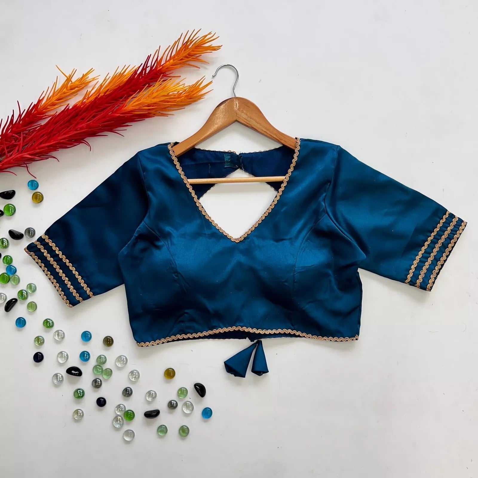 Wedding Special Stitched Manali Silk Blouse & Choli