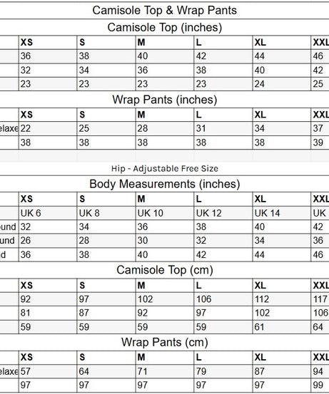 Co-Linen Camisole Top & Wrap Pants