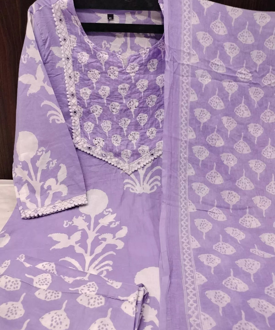 Cotton Fabric Fancy Bollywood Exclusive Kurti Pant & Dupatta