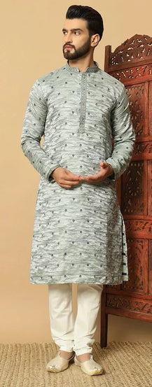 Designer Ethnic Stitched Heavy Jacquard Kurta Pajama Set For Mens