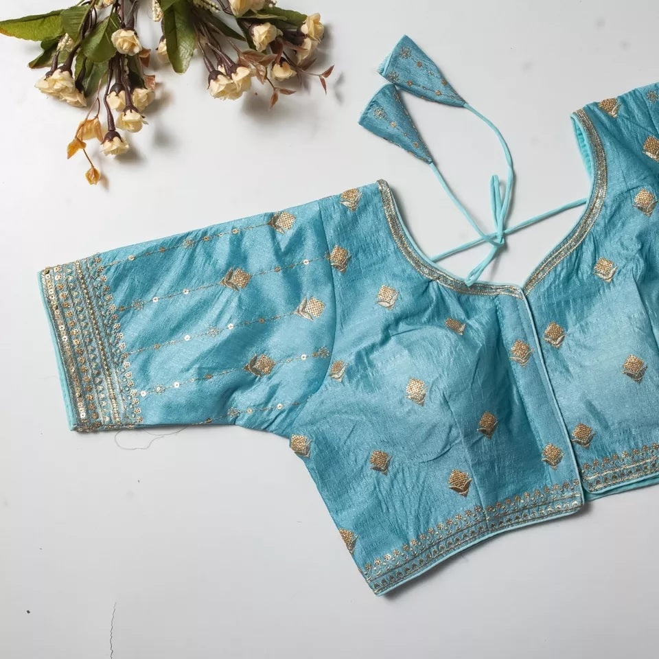 Vibrant Silk Blouse For Women's