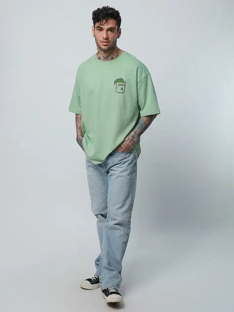 Popeye Spinach Power Oversized T-Shirts