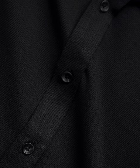 Black Men Textured Shirts