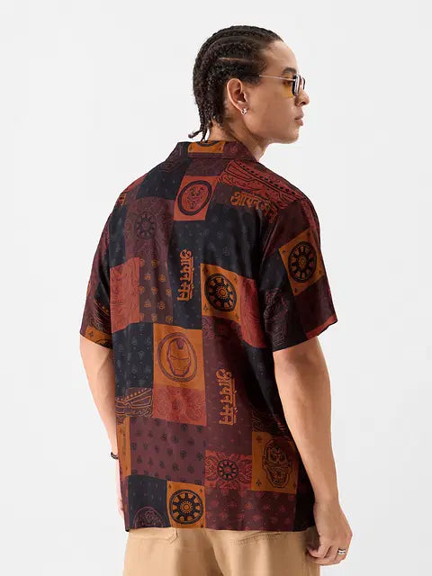 Iron Man Pattern Holiday Shirts