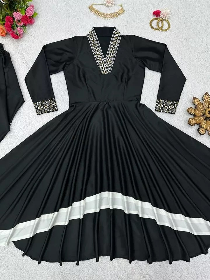 Indian Bollywood Ethnic Silk Suit Dhoti & 2 Piece Set