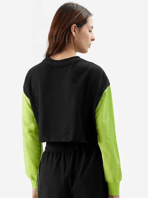 Powerpuff Girls Buttercup Women Oversized Cropped T-Shirts