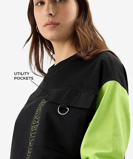 Powerpuff Girls Buttercup Women Oversized Cropped T-Shirts