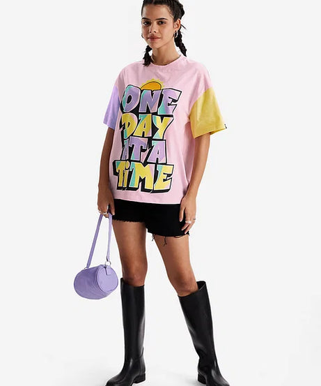 One Day At A Time Women Oversized T-Shirts