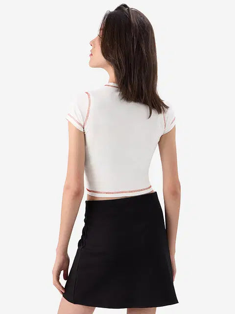 A Little Dramatic Women Cropped Tops
